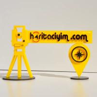 Haritacılara Masaüstü İsimlik  Sarı Hediyeler
